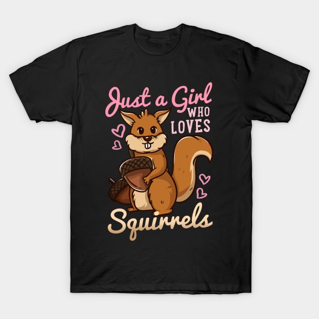 Squirrels T-Shirt by KAWAIITEE